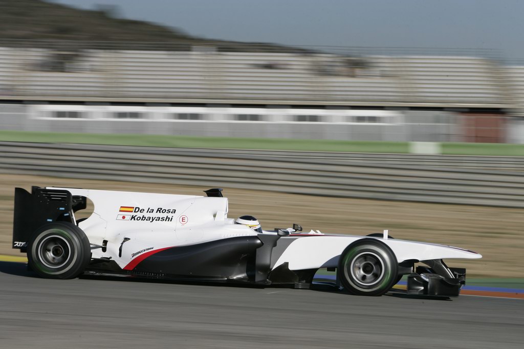 Test Valencia primi km, Pedro de la Rosa, BMW Sauber C29